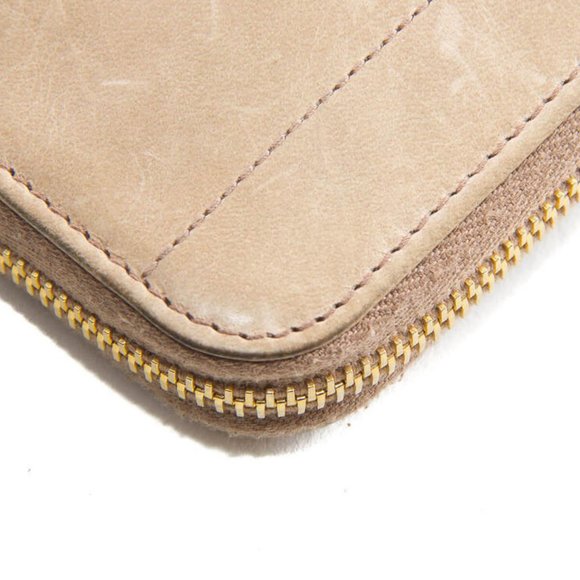 Authentic Prada Vitello Shine Tan Leather zip around wallet - Picture 5 of 9